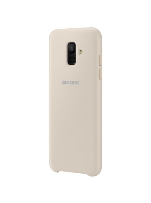 Samsung Galaxy A6 2018 Gyári Tok Dual Layer Cover Duplarétegű Arany EF-PA600CFEGWW