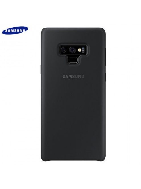 Samsung Galaxy Note 9 Gyári Tok Silicone Cover Fekete EF-PN960TBEG