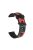 20mm Camouflage Skin Silicone Watch Band for Samsung Galaxy Watch Active1/2/Watch 42mm/Gear Sport/Huami Amazfit GTR 42mm/Bip GTS/Garmin Vivoactive 3/Move HR/Huawei Watch GT2 42mm - Red