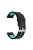 20mm Dual-colors Silicone Smart Watch Replacement Band for Garmin Forerunner 245 - Black/Cyan