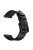 20mm Genuine Leather Coated Silicone Smart Watch Band for Garmin Vivoactive 3/Vivomove HR - Black