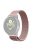 20mm Milanese Stainless Steel Flat Head Watch Band for Garmin Vivomove HR/Vivoactive 3 Music - Pink