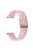 20mm Resin Smart Watch Strap for Garmin Vivomove 3/Garminmove 3, Replacement Wristband with Stainless Steel Buckle - Silk Pink