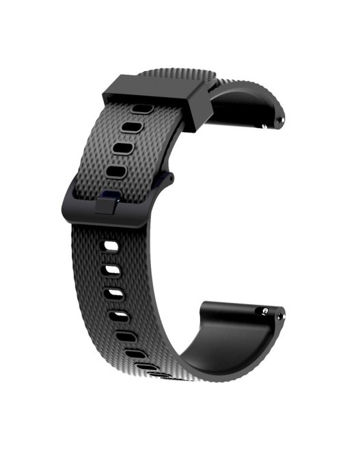 20mm Silicone Smart Watch Band Strap for GarminMove Luxe/Move Style/Move 3/Move Venu - Black