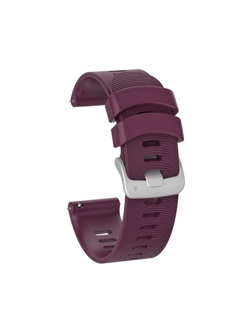 20mm Silicone Smart Watch Replacement Strap for Garmin Forerunner 245 - Dark Purple