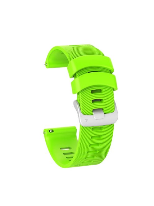 20mm Silicone Smart Watch Replacement Strap for Garmin Forerunner 245 - Green