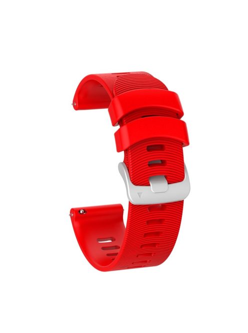 20mm Silicone Smart Watch Replacement Strap for Garmin Forerunner 245 - Red