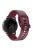 20mm Silicone Watch Band Strap Replacement for Samsung Galaxy Watch4 Classic 46mm 42mm/Watch4 44mm 40mm/Watch Active 2/Garmin Vivomove3 - Wine Red