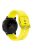 20mm Silicone Watch Band Strap Replacement for Samsung Galaxy Watch4 Classic 46mm 42mm/Watch4 44mm 40mm/Watch Active 2/Garmin Vivomove3 - Yellow