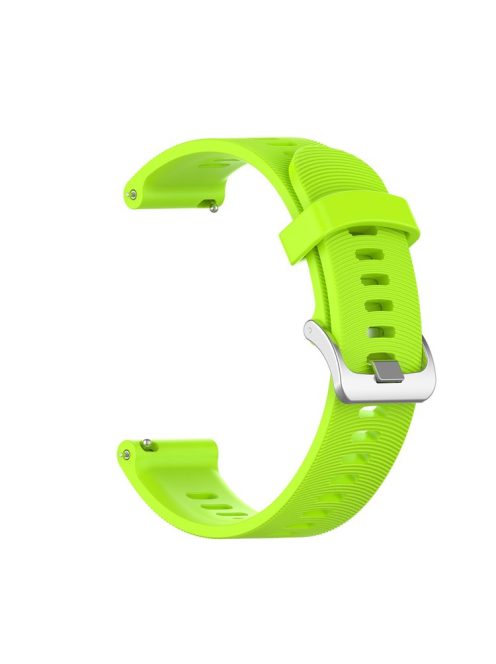 20mm Silicone Watch Strap for Garmin Forerunner 245 Smart Watch Band Replacement - Green