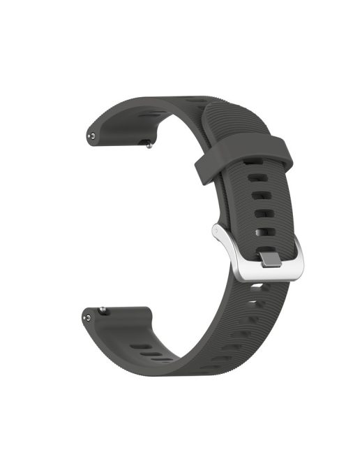 20mm Silicone Watch Strap for Garmin Forerunner 245 Smart Watch Band Replacement - Grey