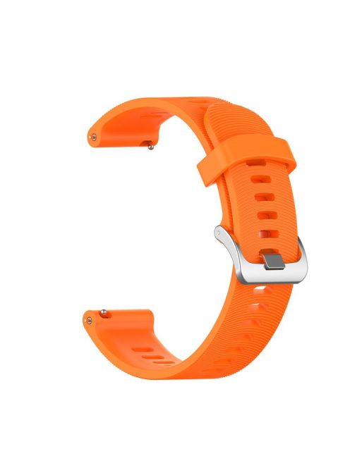 20mm Silicone Watch Strap for Garmin Forerunner 245 Smart Watch Band Replacement - Orange