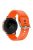 20mm Silicone Wrist Strap Replacement for Samsung Galaxy Watch4 Classic 46mm 42mm/Watch4 44mm 40mm/Garmin Move Luxe/Move Style/Move 3/Move Venu - Orange