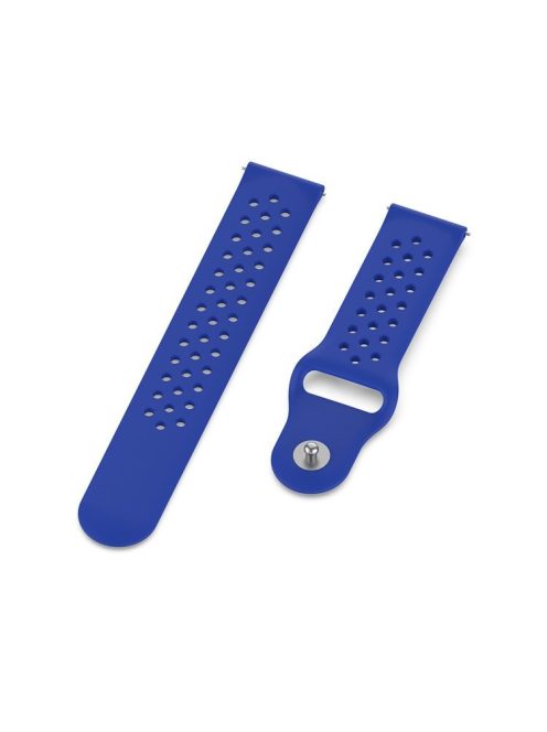 20mm Soft Ventilation Silicone Watch Band Replacement for Garmin Move Luxe/Move Style/Move 3/Move Venu - Baby Blue