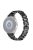 20mm Stainless Steel Watchband for Huami Amazfit GTS Samsung Gear S2 Classic Garmin Vivoactive 3 Universal Rhinestone Decorative D-Chain Watch Strap - Black