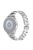 20mm Stainless Steel Watchband for Huami Amazfit GTS Samsung Gear S2 Classic Garmin Vivoactive 3 Universal Rhinestone Decorative D-Chain Watch Strap - Silver