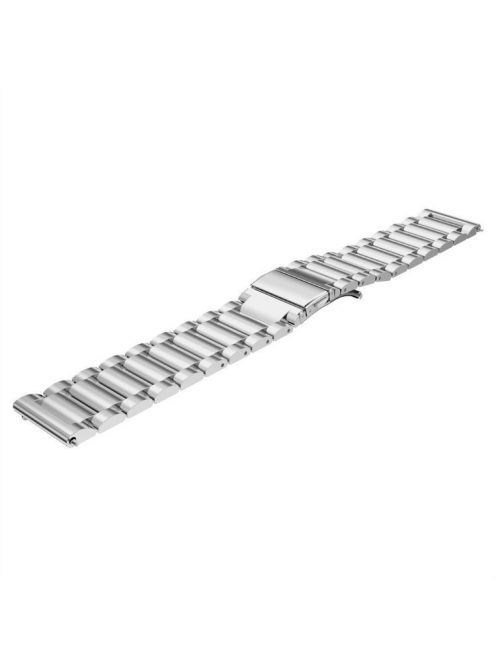 20MM Three Beads Stainless Steel Watchband Replacement Strap for Garmin Move Luxe/Move Style/Move 3/Move Venu - Silver