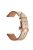 20mm Top-layer Cowhide Leather Genuine Leather Watch Strap Replacement for Garmin Vivoactive 3 / Vivomove HR - Rose Gold+Apricot