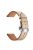 20mm Top-layer Cowhide Leather Genuine Leather Watch Strap Replacement for Garmin Vivoactive 3 / Vivomove HR - Silver+Apricot