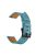 20mm Top-layer Genuine Leather Watch Strap Replacement for Garmin Vivoactive 3/Vivomove HR - Blue