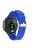 20mm Twill Skin Silicone Watch Band for Garmin Forerunner 645/245/245M - Baby Blue