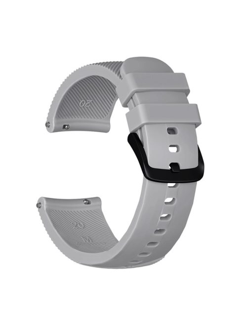 20mm Twill Texture Silicone Smart Watch Strap for GarminMove Luxe/Move Style/Move 3/Move Venu - Grey