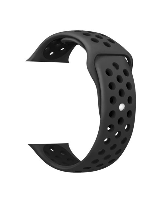 20mm Two-color Silicone Wrist Strap for Garmin Forerunner 245 Music / Forerunner - Black / Dark Grey