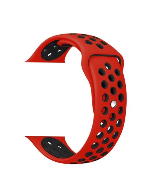 20mm Two-color Silicone Wrist Strap for Garmin Forerunner 245 Music / Forerunner - Red / Black