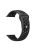 20mm Two-color Silicone Wrist Strap for Garmin Venu/Polar Pacer Pro - Black / Dark Grey