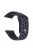 20mm Two-tone Silicone Watch Band for Garmin Forerunner 645 Music /Vivoactive 3/Vivomove HR, Adjustable Watch Strap Replacement - All Black