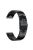 20mm Watch Strap for Garmin Venu 2 Plus / Venu Sq / Venu Sq 2 Stainless Steel Replacement Watchband - Black