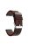 210mm PU Leather Pointed Strap Replacement Wriststrap Watch Band for Garmin Fenix 5 - Brown