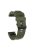 22mm Soft Textured Silicone Watch Band Wrist Bracelet for Garmin Fenix 5 / 5 Plus with Black Buckle - Army Green