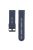 22mm Soft Textured Silicone Watch Band Wrist Bracelet for Garmin Fenix 5 / 5 Plus with Black Buckle - Dark Blue