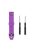 22mm Soft Textured Silicone Watch Strap for Garmin Fenix 5 / 5 Plus / Forerunner 935, Adjustable Watchband with Silver Color Buckle - Purple