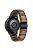 22mm Three Beads Wristband Strap Stainless Steel Fashion Sleek Resin Bracelet for Huawei Watch 3 / 3 Pro / Samsung Galaxy Watch 3 45mm / 46mm / Garmin Venu 2 - Black/Honey