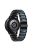 22mm Three Beads Wristband Strap Stainless Steel Fashion Sleek Resin Bracelet for Huawei Watch 3 / 3 Pro / Samsung Galaxy Watch 3 45mm / 46mm / Garmin Venu 2 - Black/Ink Wash