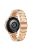 22mm Three Beads Wristband Strap Stainless Steel Fashion Sleek Resin Bracelet for Huawei Watch 3 / 3 Pro / Samsung Galaxy Watch 3 45mm / 46mm / Garmin Venu 2 - Rose Gold/Pink Green