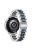 22mm Three Beads Wristband Strap Stainless Steel Fashion Sleek Resin Bracelet for Huawei Watch 3 / 3 Pro / Samsung Galaxy Watch 3 45mm / 46mm / Garmin Venu 2 - Silver/Ink Wash