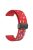 22mm Watch Band for Garmin Forerunner 265 / 255 / Vivoactive 4 / Venu 2 , Dot Pattern Silicone Strap with Black Magnetic Buckle - Red Rainbow