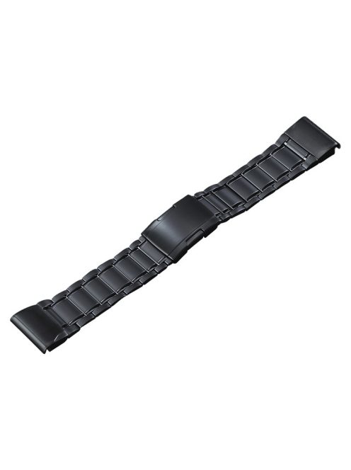 22mm Watch Band for Garmin Forerunner 965 / 955 / 945 / 935 , 5 Beads Titanium Steel Quick Release Bracelet - Black