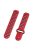 26mm Dual-colors Silicone Watch Strap Band for Garmin Forerunner 735XT/220/230/235/620/630 - Red/Black