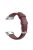 26mm Oil Wax Texture Cowhide Leather Watch Band for Garmin Fenix 6X Pro - Wine Red