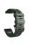 26mm Silicone Band for Garmin Tactix 7 Pro / Fenix 7X / 6X Pro / 5X Plus , Horizontal Stripes Black Buckle Watch Strap - Army Green