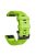 26mm Silicone Band for Garmin Tactix 7 Pro / Fenix 7X / 6X Pro / 5X Plus , Horizontal Stripes Black Buckle Watch Strap - Green