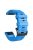 26mm Silicone Band for Garmin Tactix 7 Pro / Fenix 7X / 6X Pro / 5X Plus , Horizontal Stripes Black Buckle Watch Strap - Sky Blue