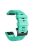 26mm Silicone Band for Garmin Tactix 7 Pro / Fenix 7X / 6X Pro / 5X Plus , Horizontal Stripes Black Buckle Watch Strap - Teal Green