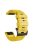 26mm Silicone Band for Garmin Tactix 7 Pro / Fenix 7X / 6X Pro / 5X Plus , Horizontal Stripes Black Buckle Watch Strap - Yellow