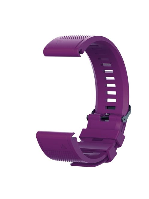 26mm Silicone Watch Band for Garmin Fenix 6X/6X Pro/Fenix 5X/Fenix 5X Plus, Soft Watch Wrist Strap Replacement - Purple