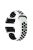 26mm Two-tone Silicone Watch Band for Garmin Fenix 5X - White / Black